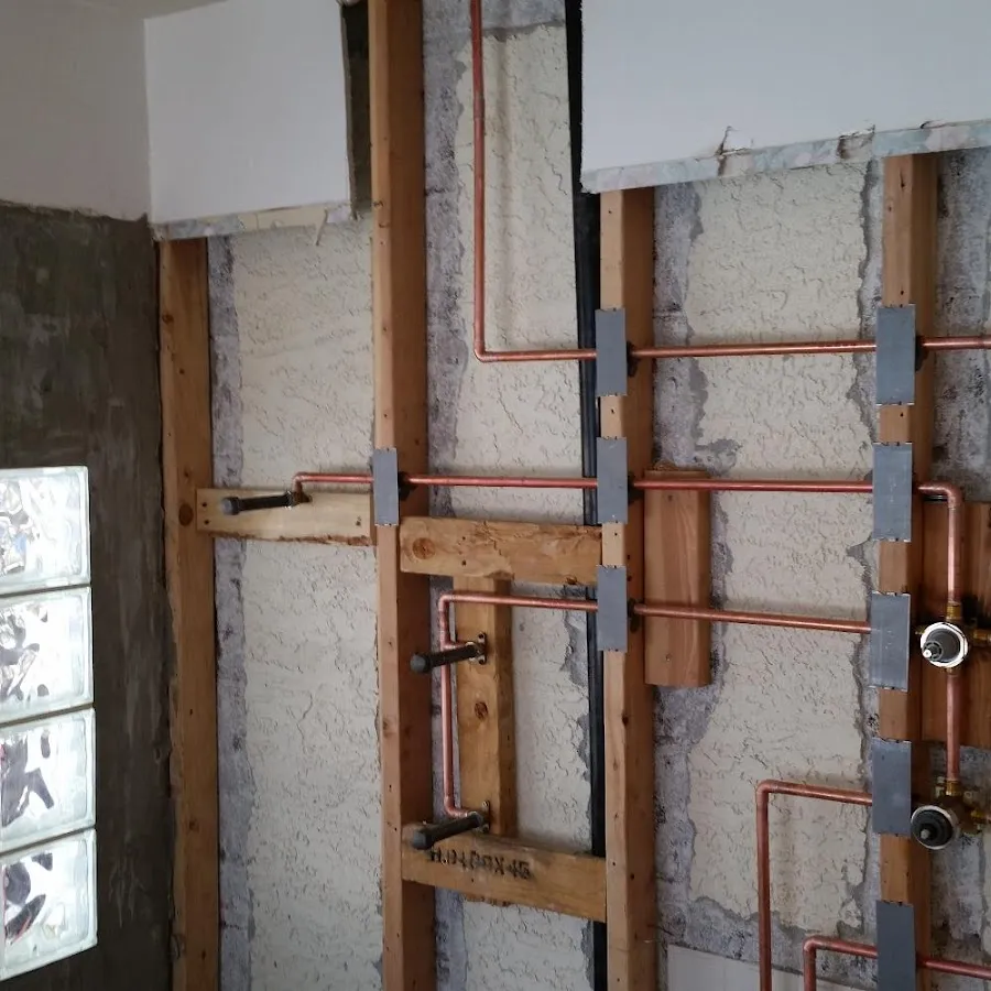 Copper pipe installation for Repiping in Southeast